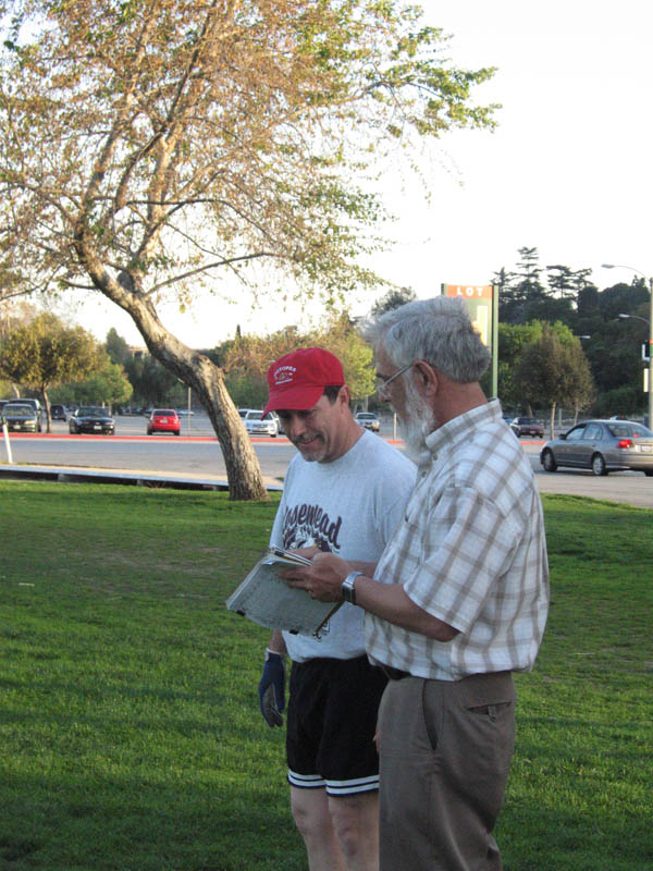 Jack confers with Mark